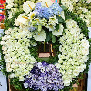 Funeral flower basket FU1