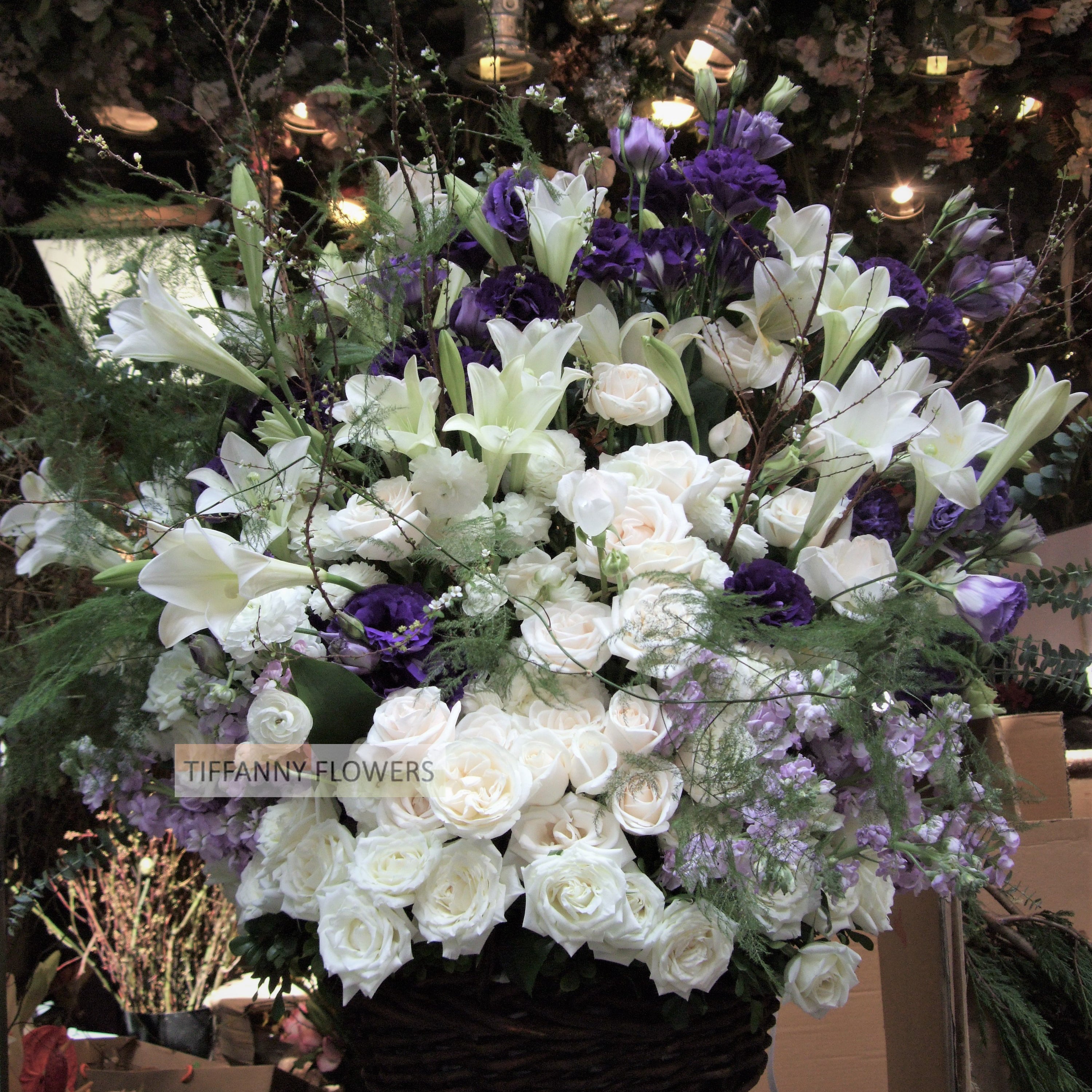 Funeral flower basket FU3