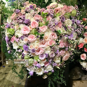 Funeral flower basket FU6